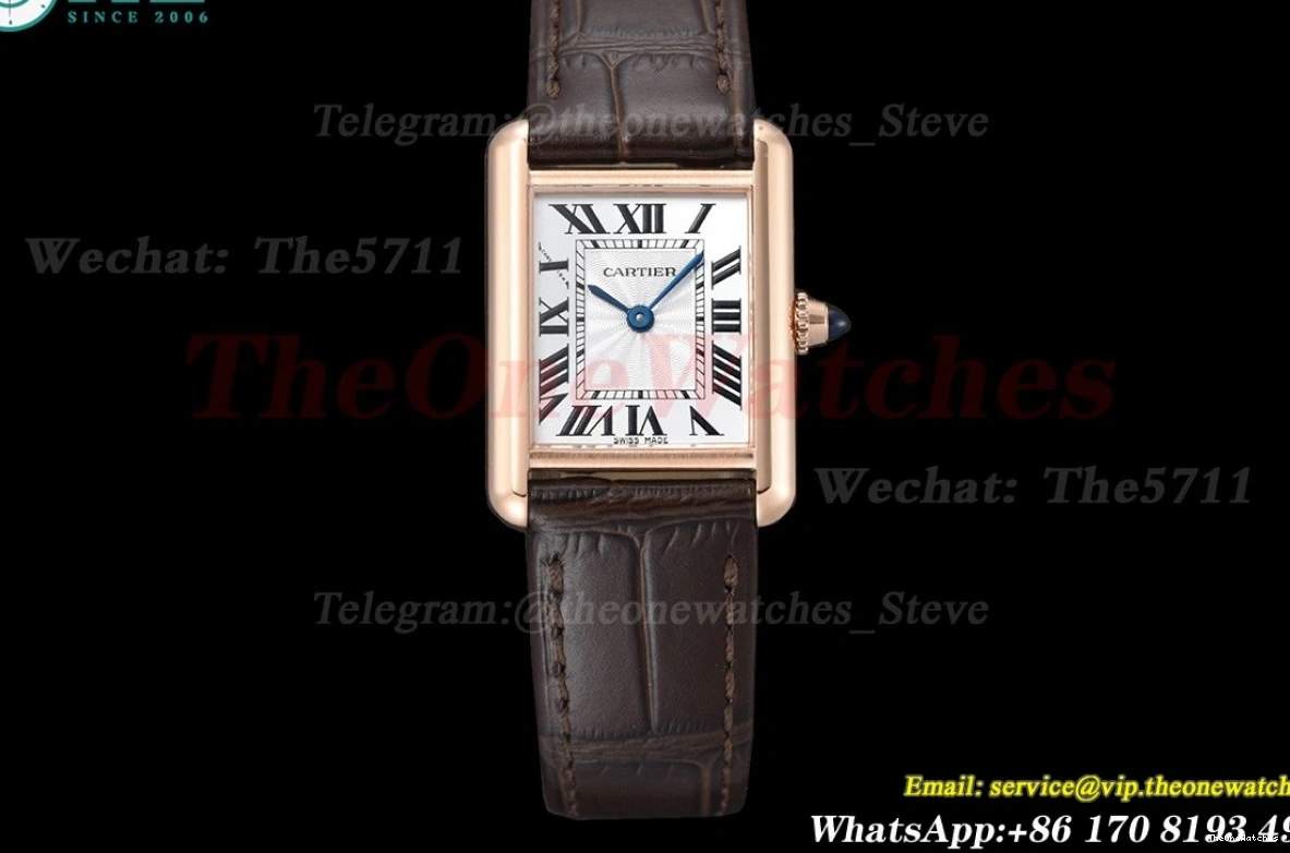 F1F Tank White Louis LE Brown RG 22mm Dial Quartz 0114